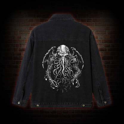 The Great Old One Cthulhu Denim Jacket