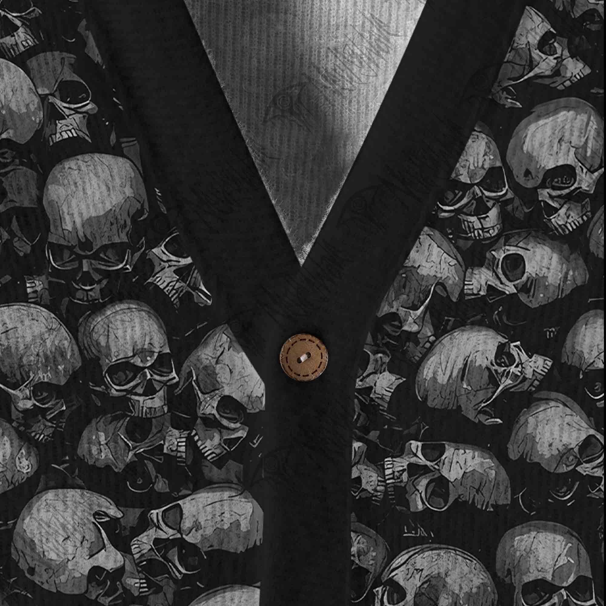 Skulls Cardigan Sweater