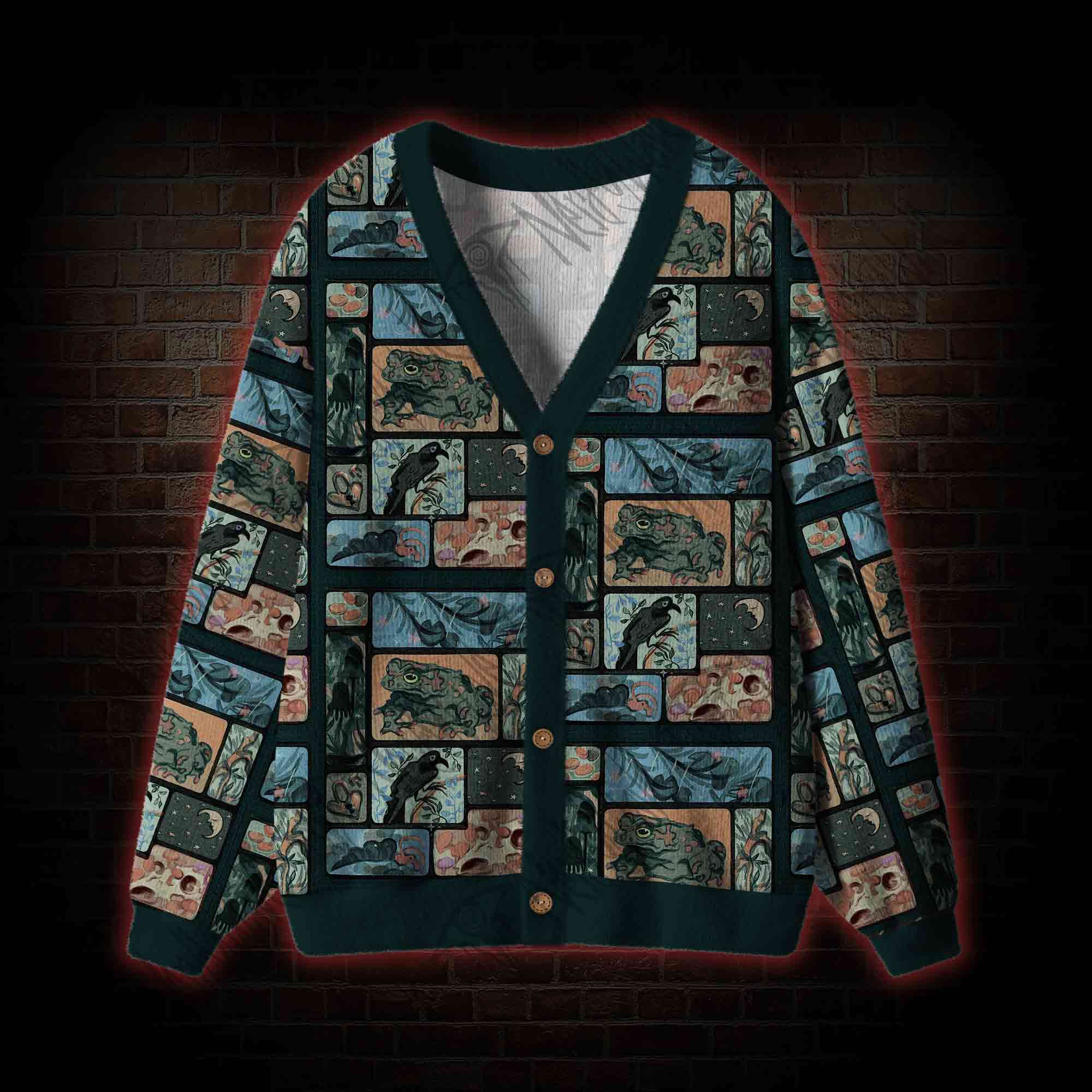 Frogs and Crows Cardigan Sweater
