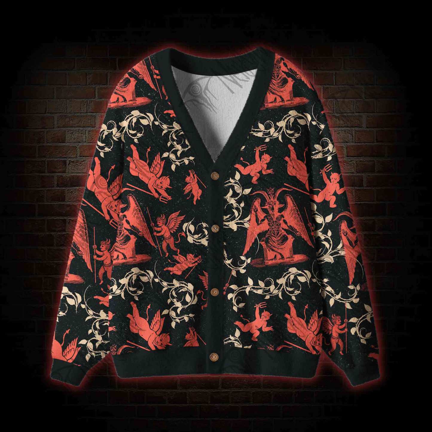 Devil Cardigan Sweater