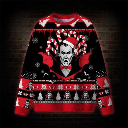 Blood Donation Club Holding Special Ugly Sweatshirts