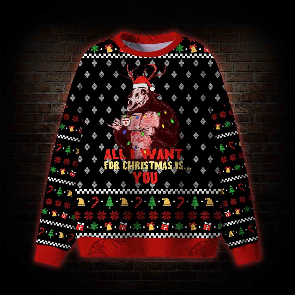 Wendigo Christmas Ugly Sweatshirts