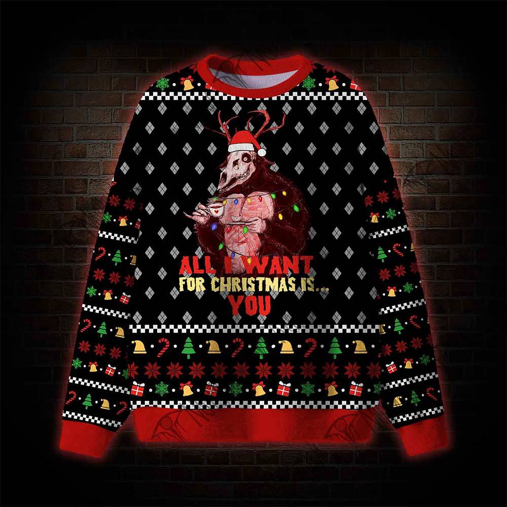 Wendigo Christmas Ugly Sweatshirts