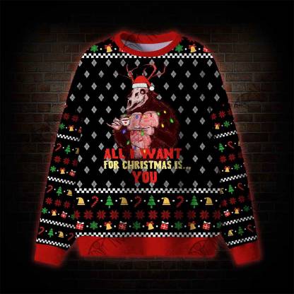Wendigo Christmas Ugly Sweatshirts