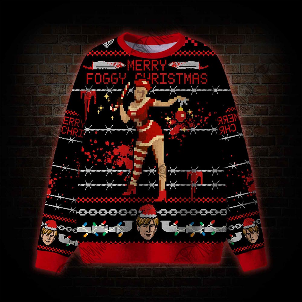 Merry Foggy Christmas Ugly Sweatshirts