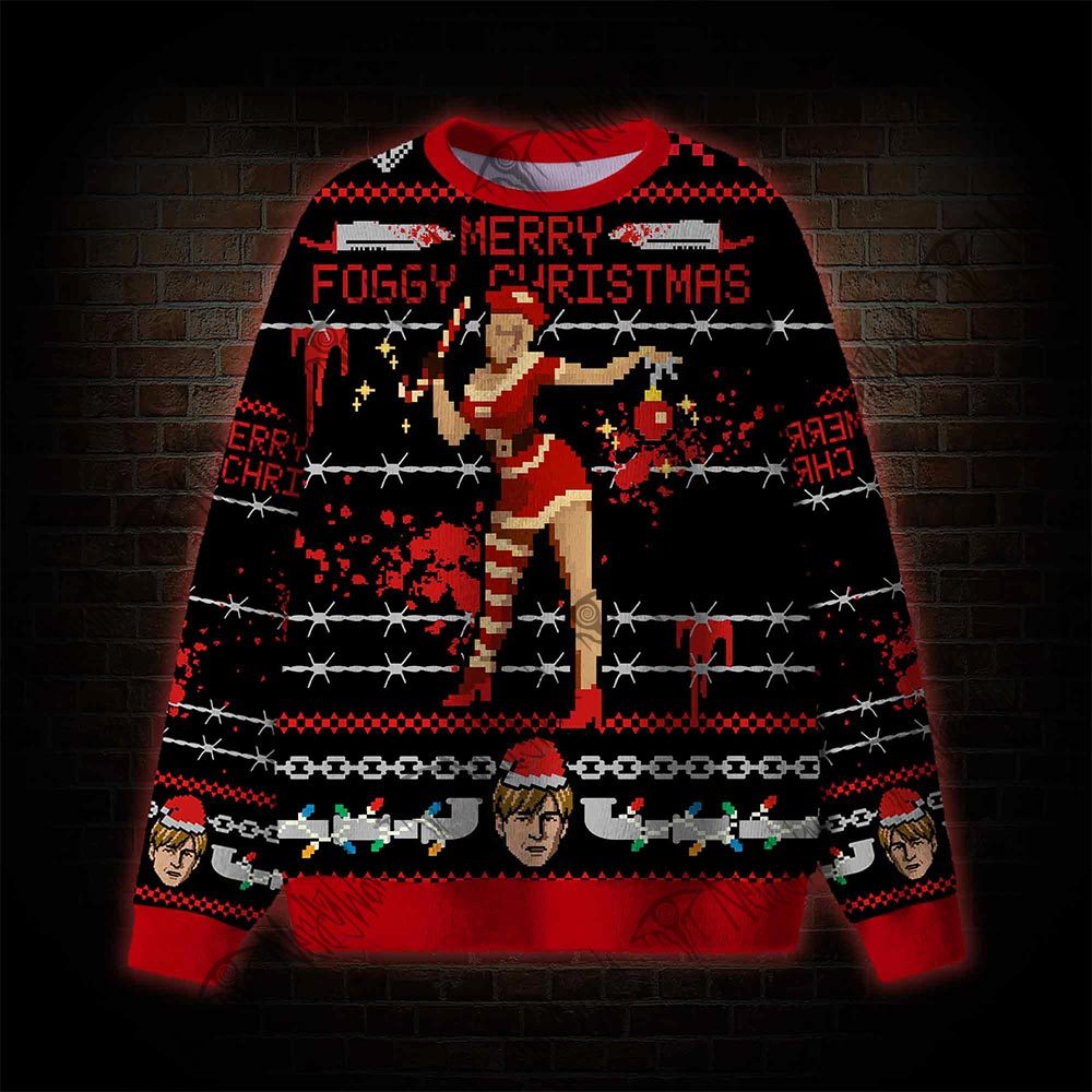 Merry Foggy Christmas Ugly Sweatshirts