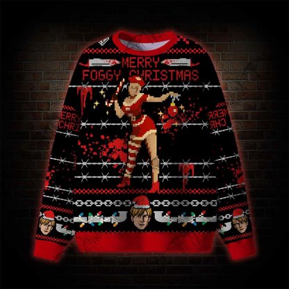 Merry Foggy Christmas Ugly Sweatshirts