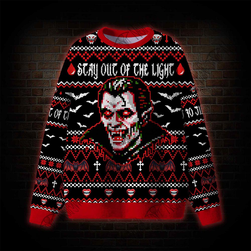 Blood is the New Eggnog Ugly Sweatshirts