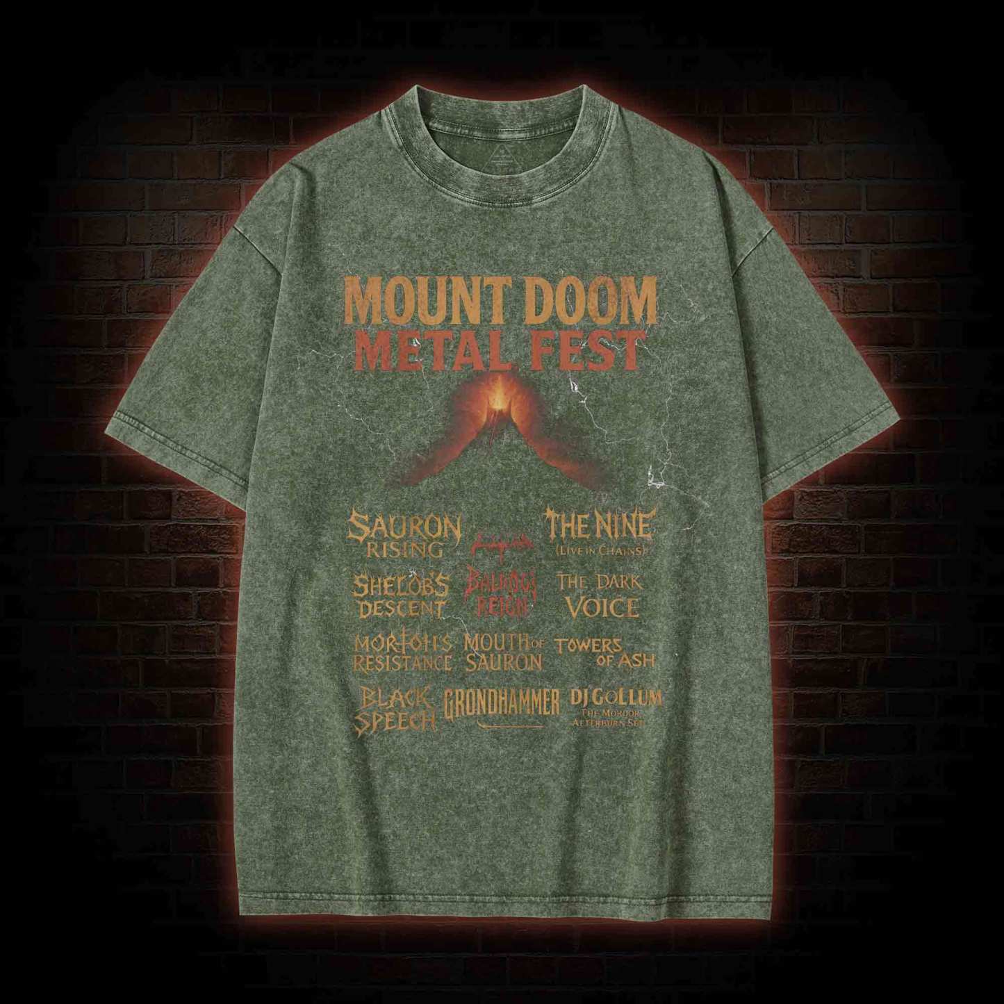 Mount Doom Washed T-shirt