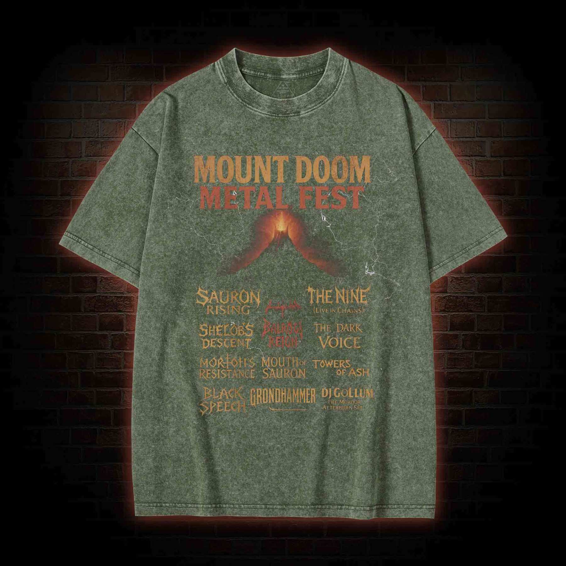 Mount Doom Washed T-shirt