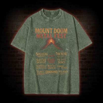 Mount Doom Washed T-shirt