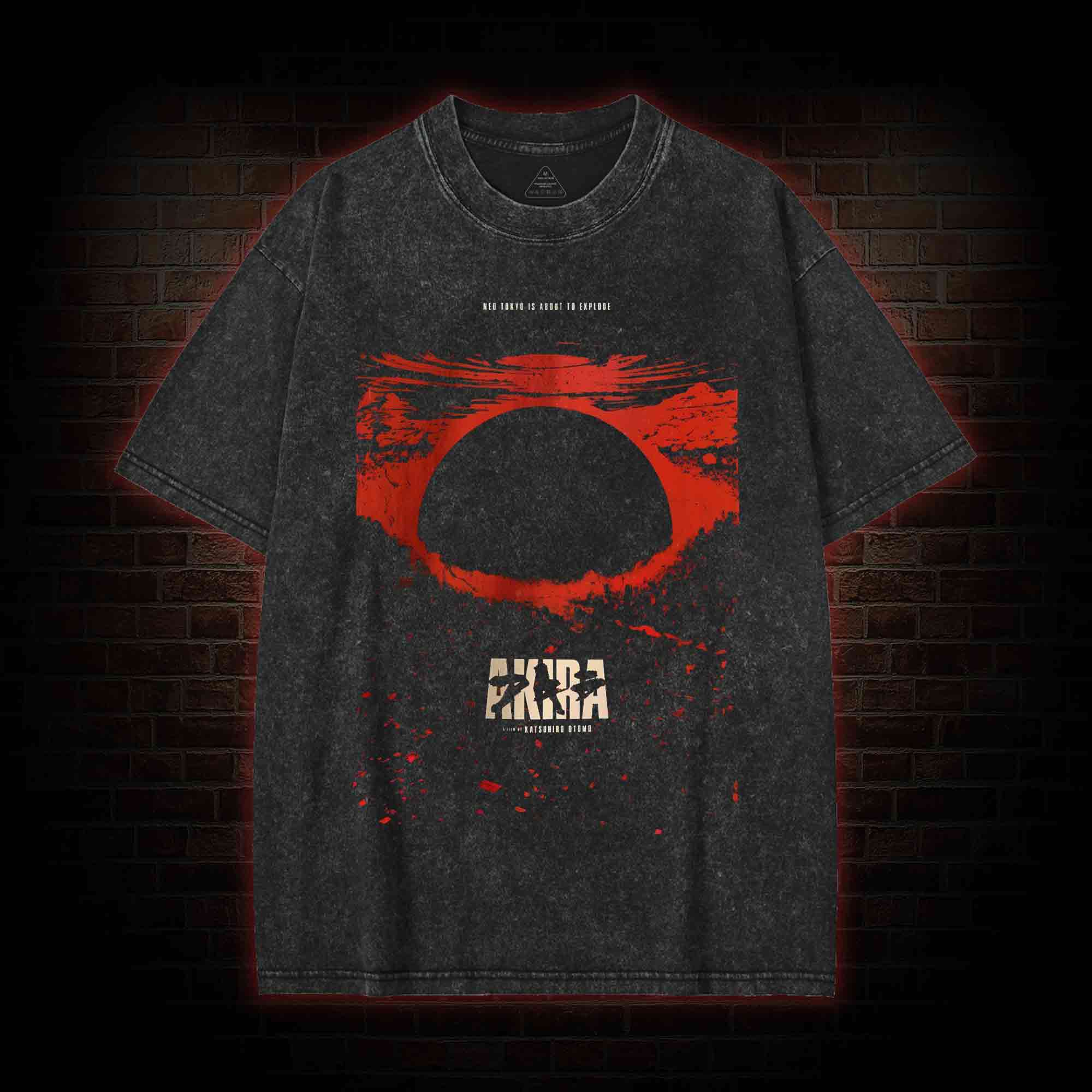 Neo Okyo is about it to Explode Washed T-shirt