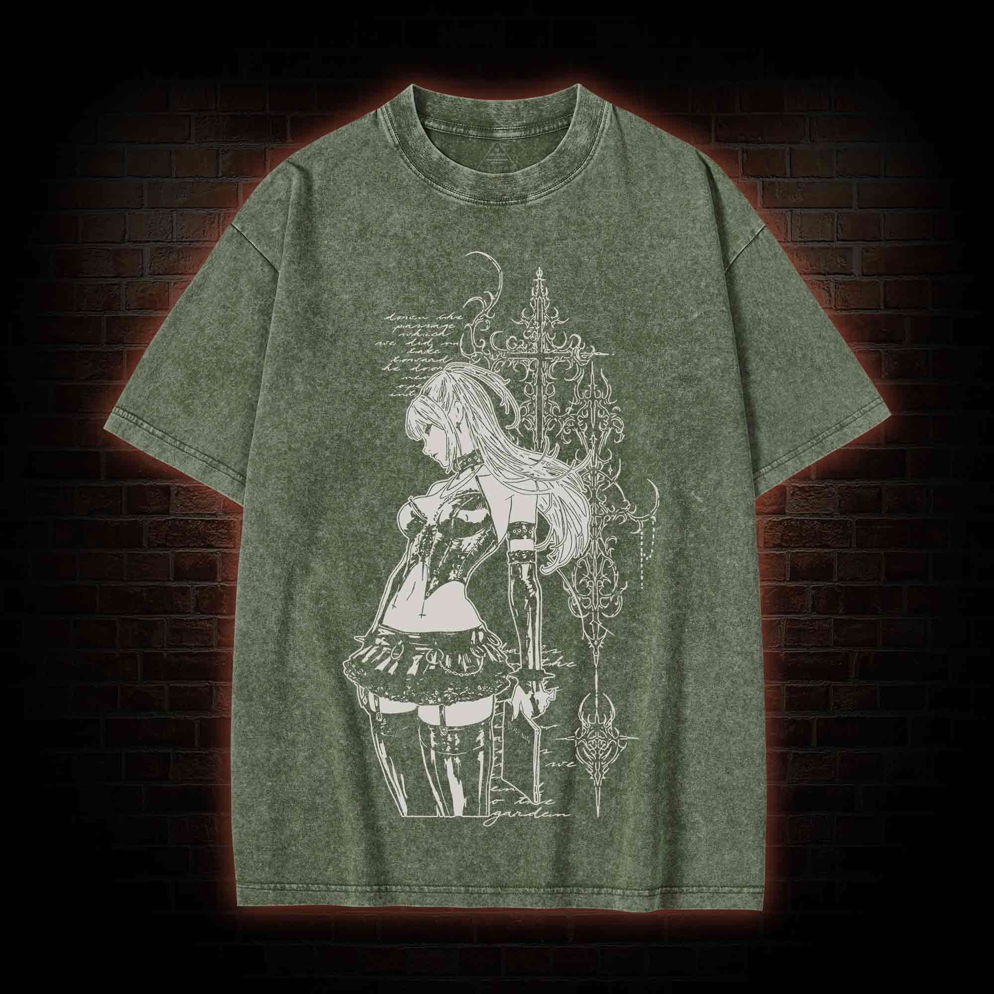 Aspire to Life Goals Washed T-shirt