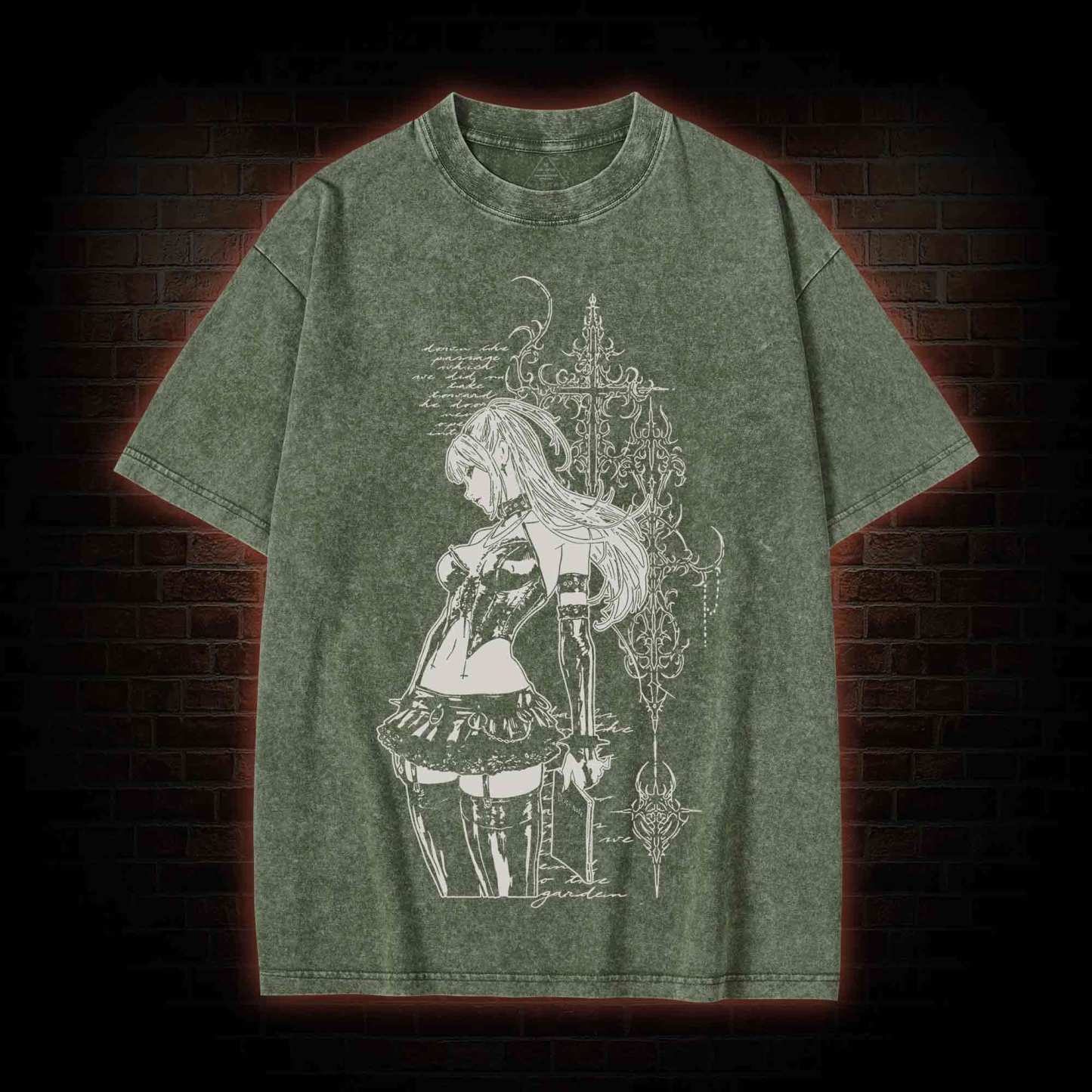 Aspire to Life Goals Washed T-shirt