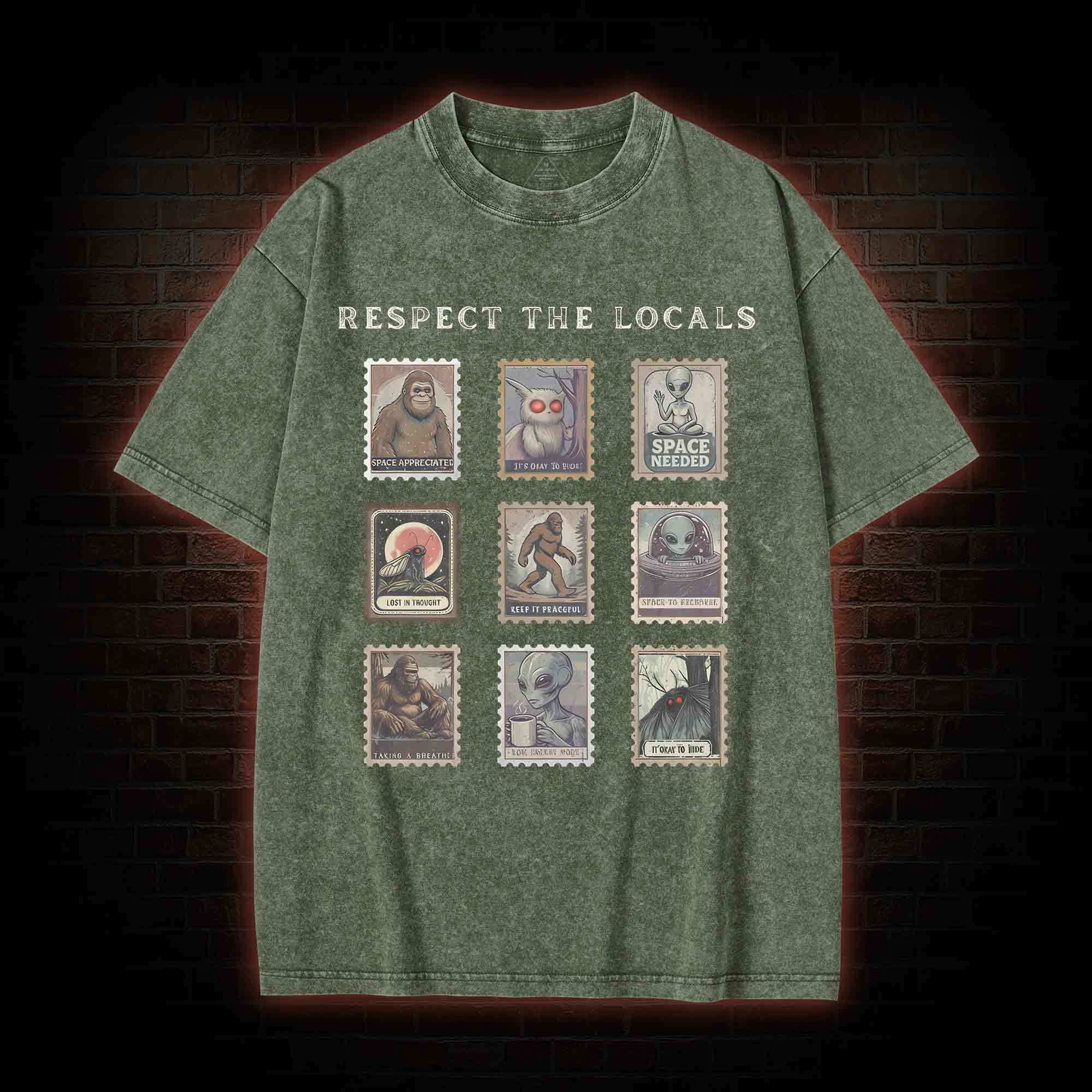 Respect the Locals Washed T-shirt