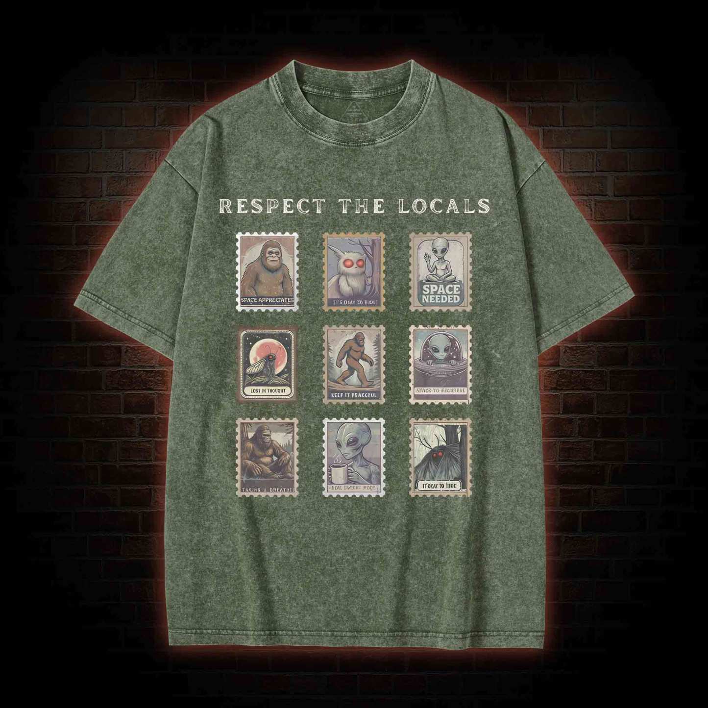 Respect the Locals Washed T-shirt