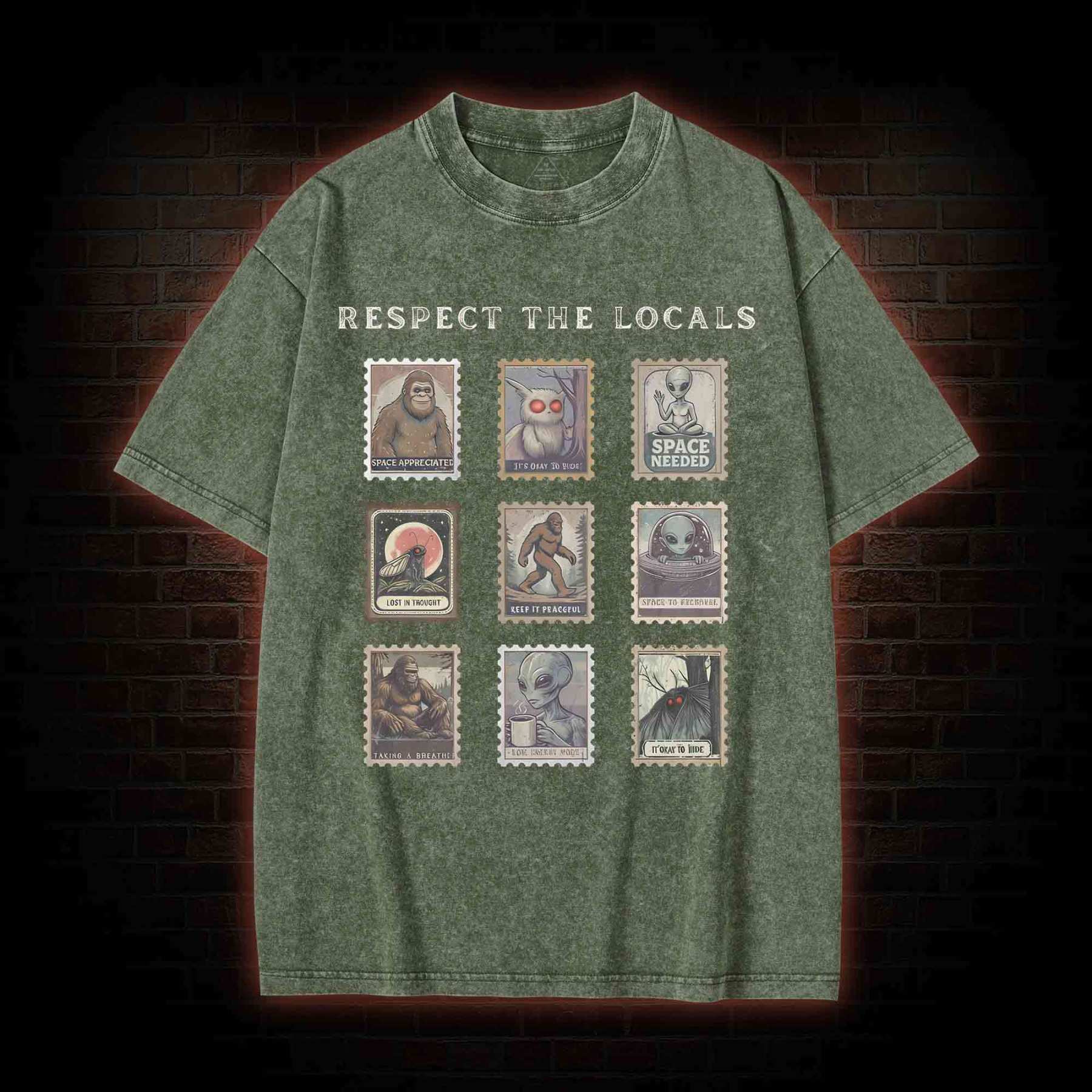 Respect the Locals Washed T-shirt