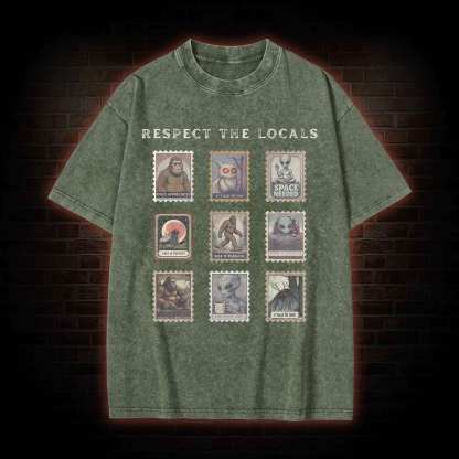 Respect the Locals Washed T-shirt