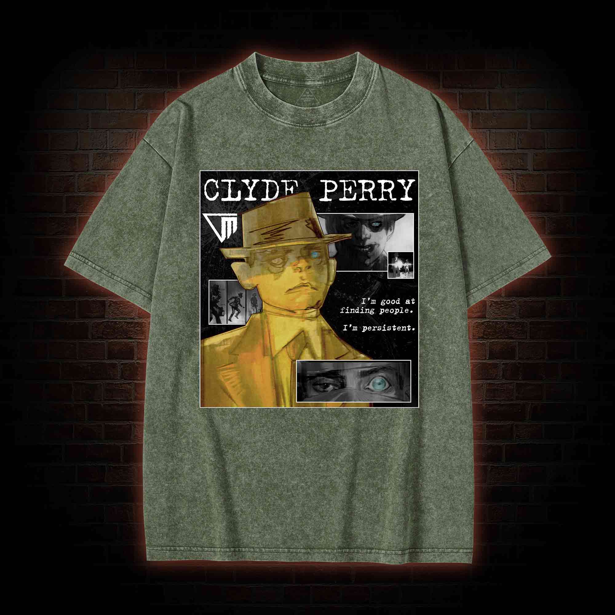 I'm Good at Finding People Washed T-shirt