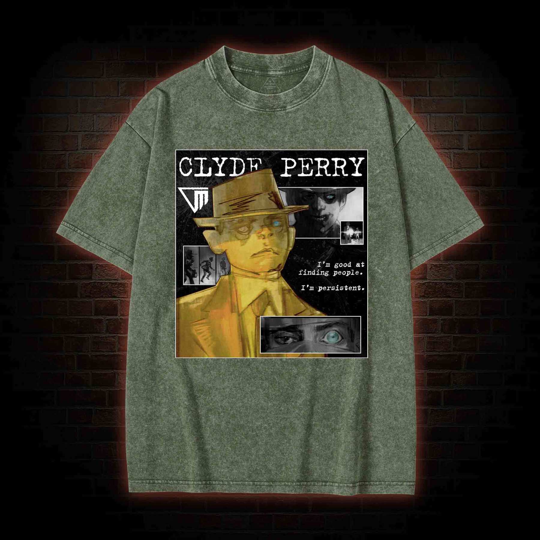 I'm Good at Finding People Washed T-shirt