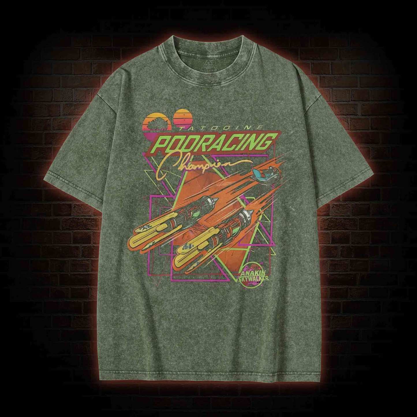 May the Force be with You Washed T-shirt