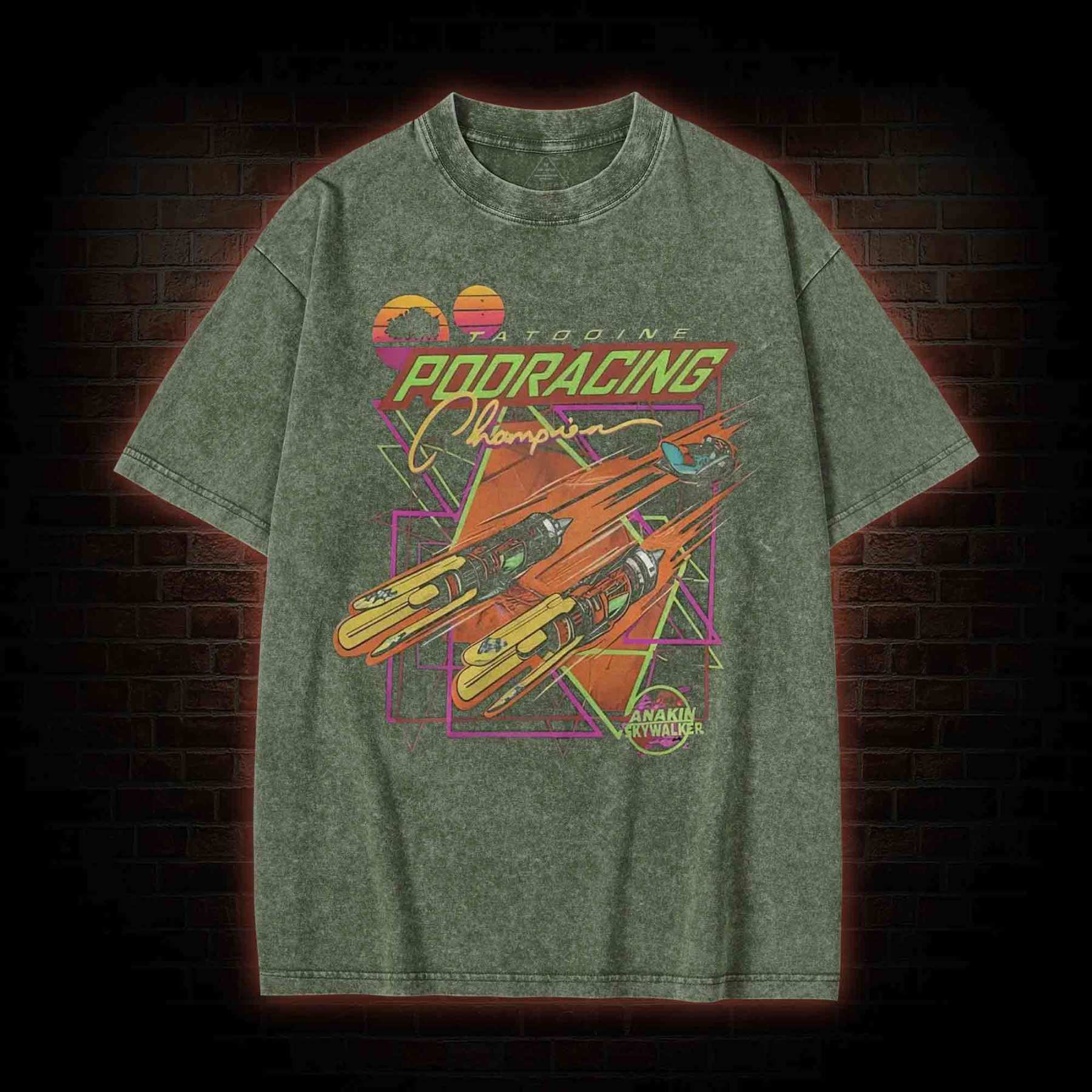 May the Force be with You Washed T-shirt