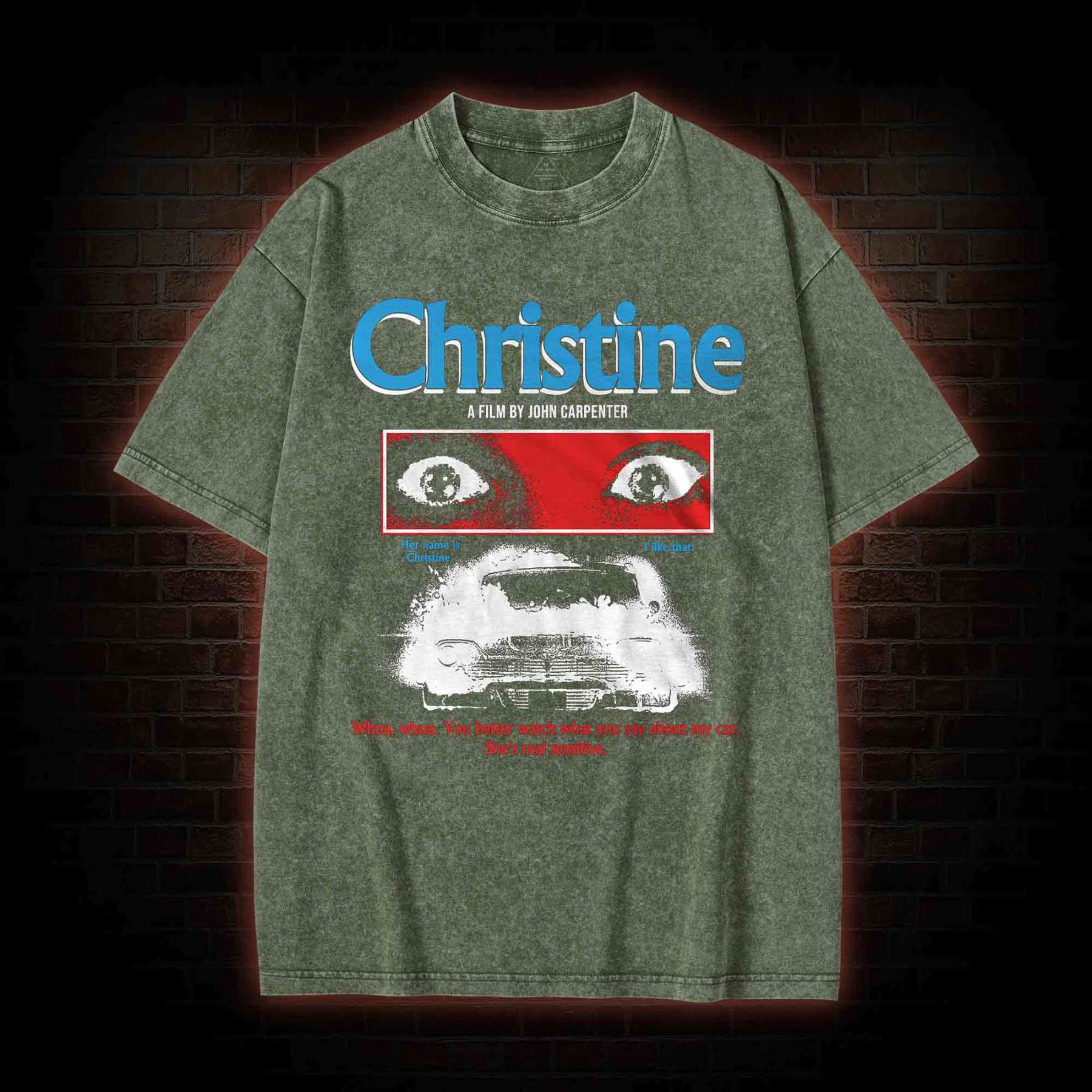 She's Real Sensitive Washed T-shirt