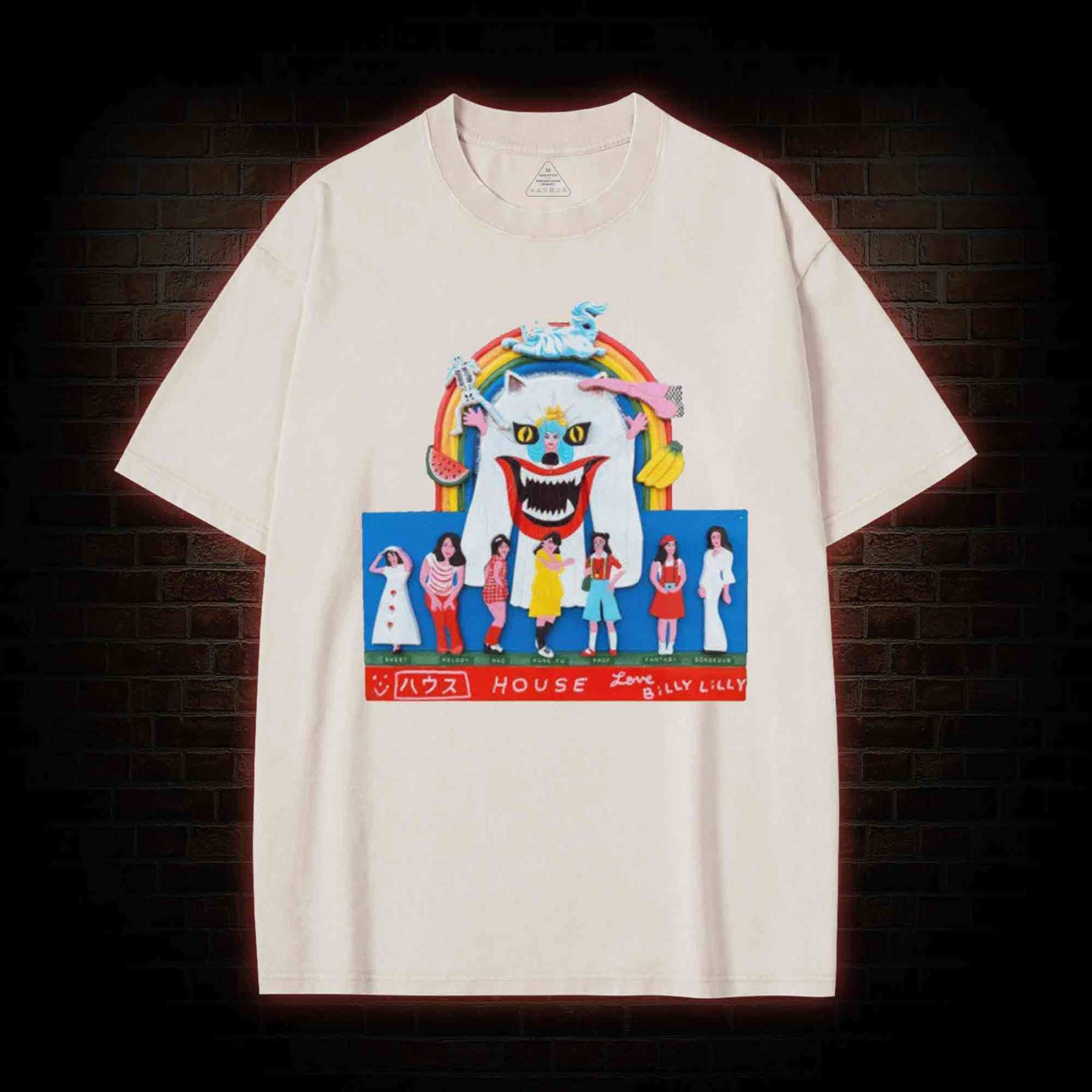 The Girls will Wake Up When They are Hungry Washed T-shirt