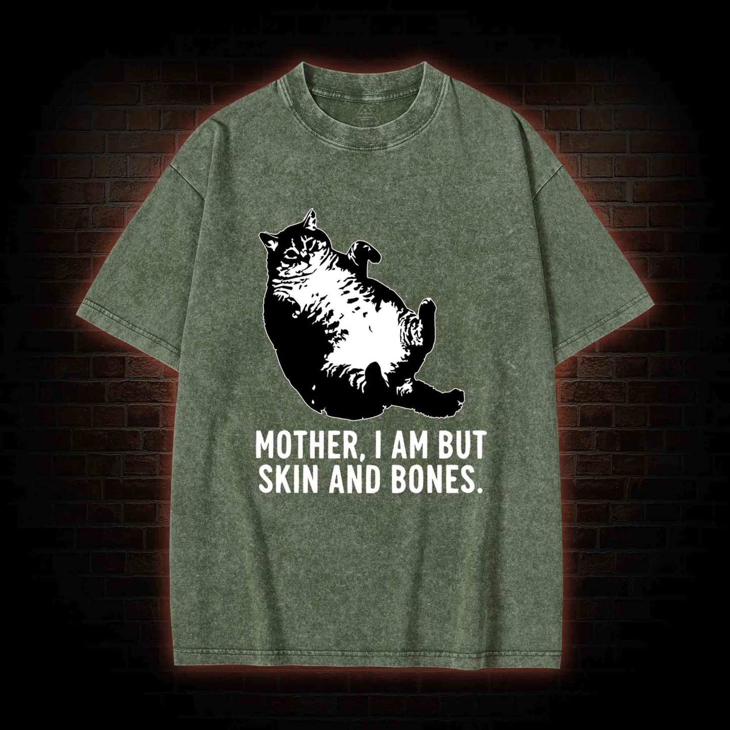 Mother I Am but Skin and Bones Washed T-shirt