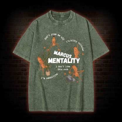 Marcus the Worm Washed T-shirt