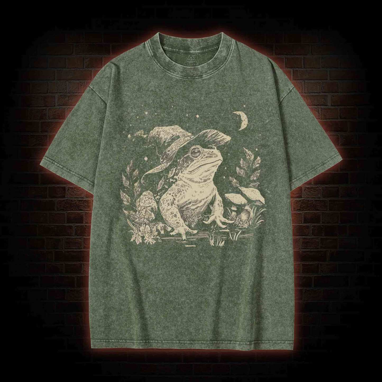 Witchy Frog Washed T-shirt