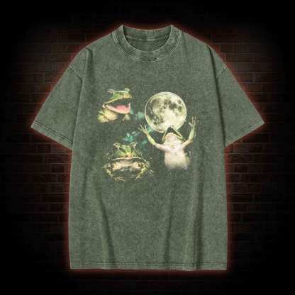 Frog Moon Washed T-shirt