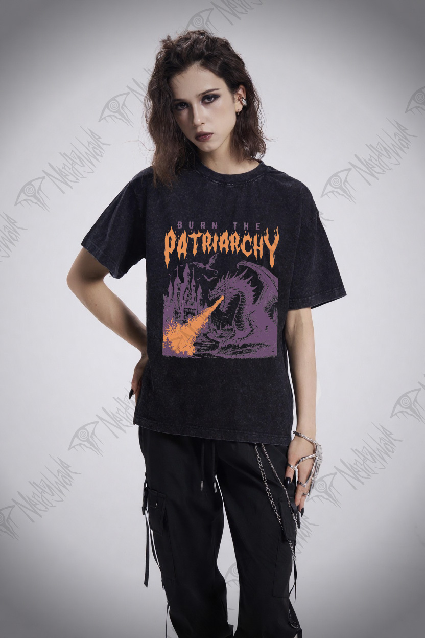 Burn the Patriarchy Washed T-shirt