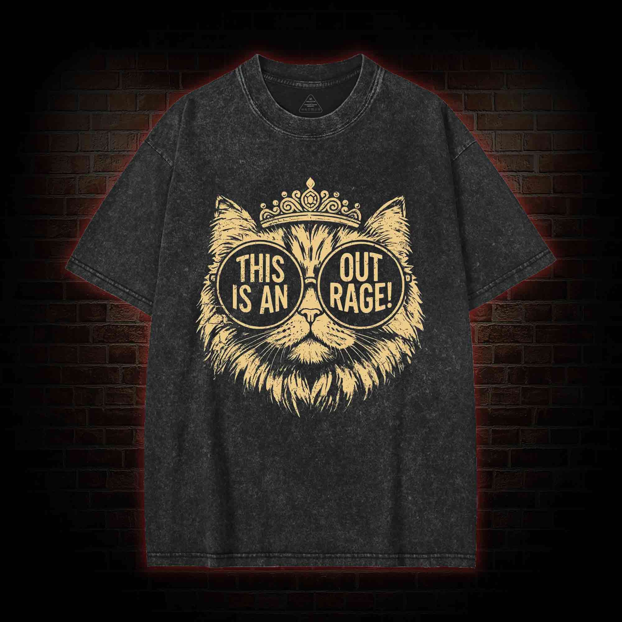 This is an Outrage Washed T-shirt