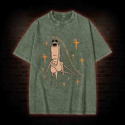 Marcus the Worm Washed T-shirt