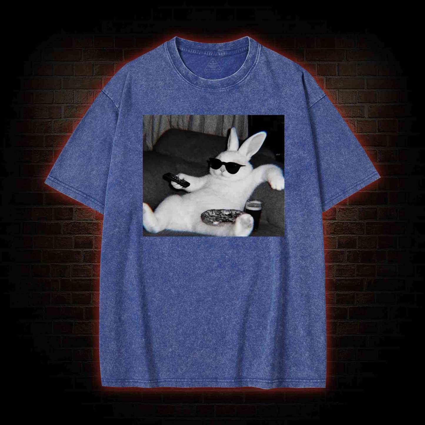 Chill Easter Bunny Washed T-shirt