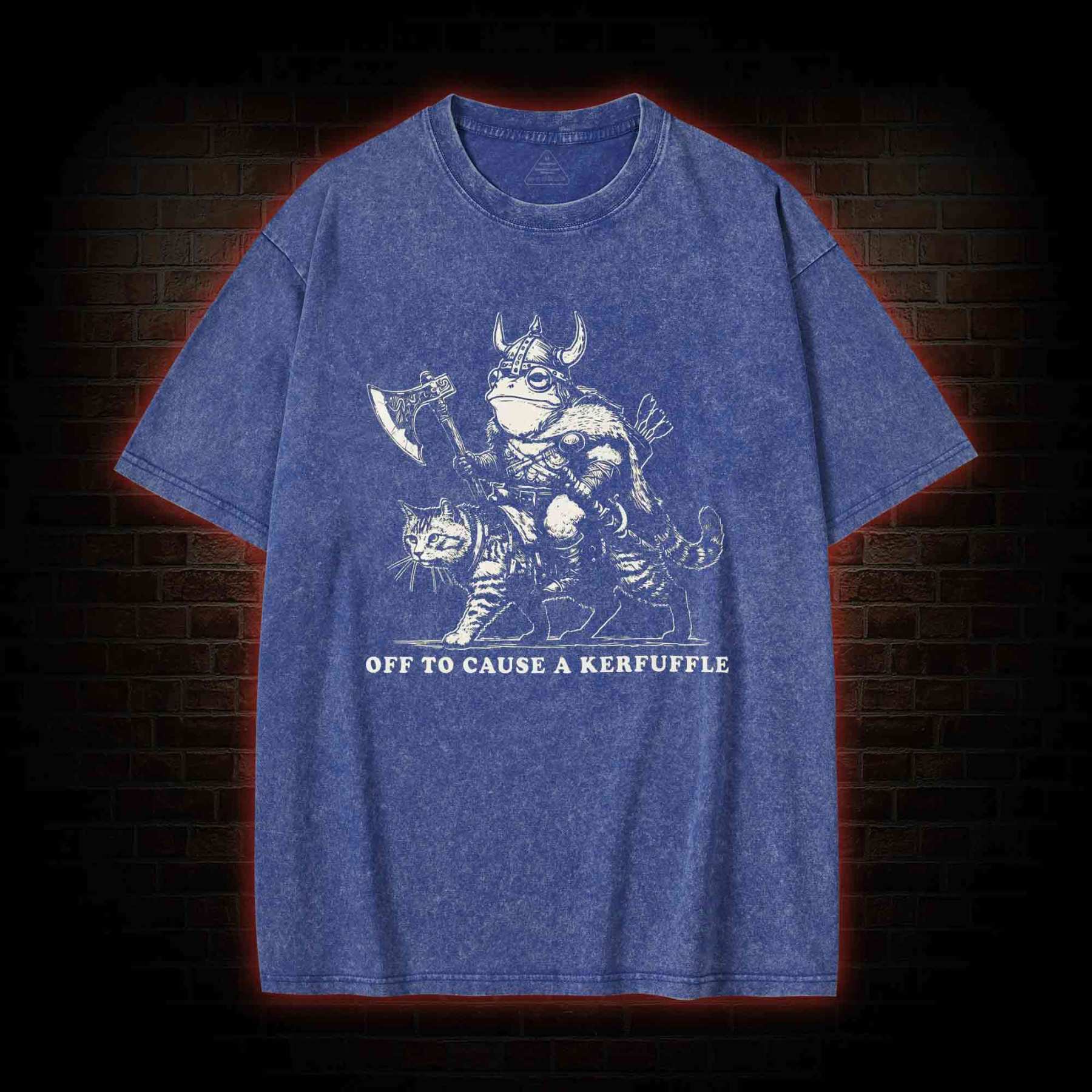 Off to Cause a Kerfuffle Washed T-shirt