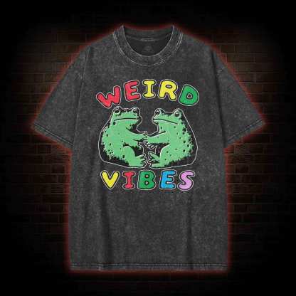 Funny Frog Cottagecore Washed T-shirt