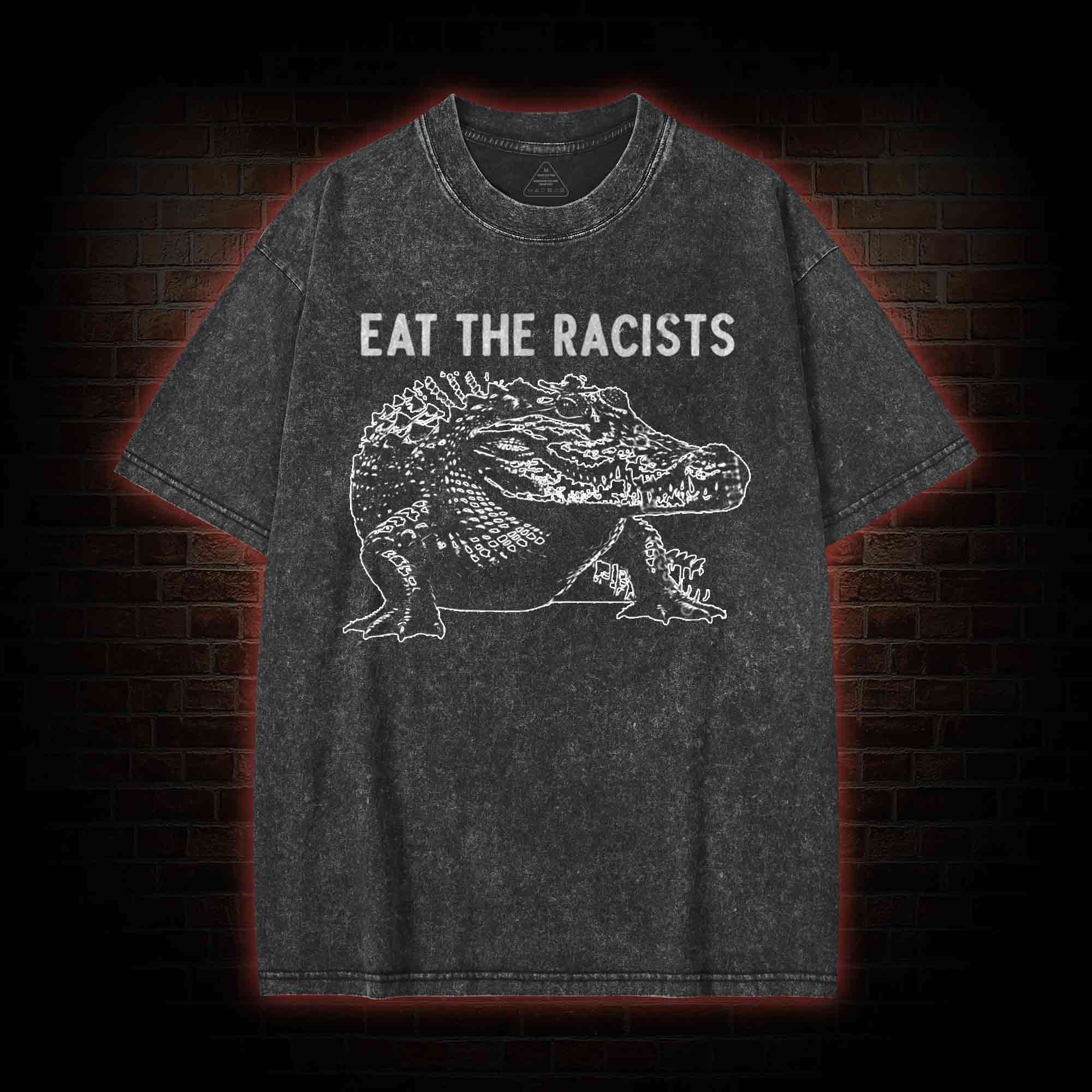Eat the Racists Washed T-shirt
