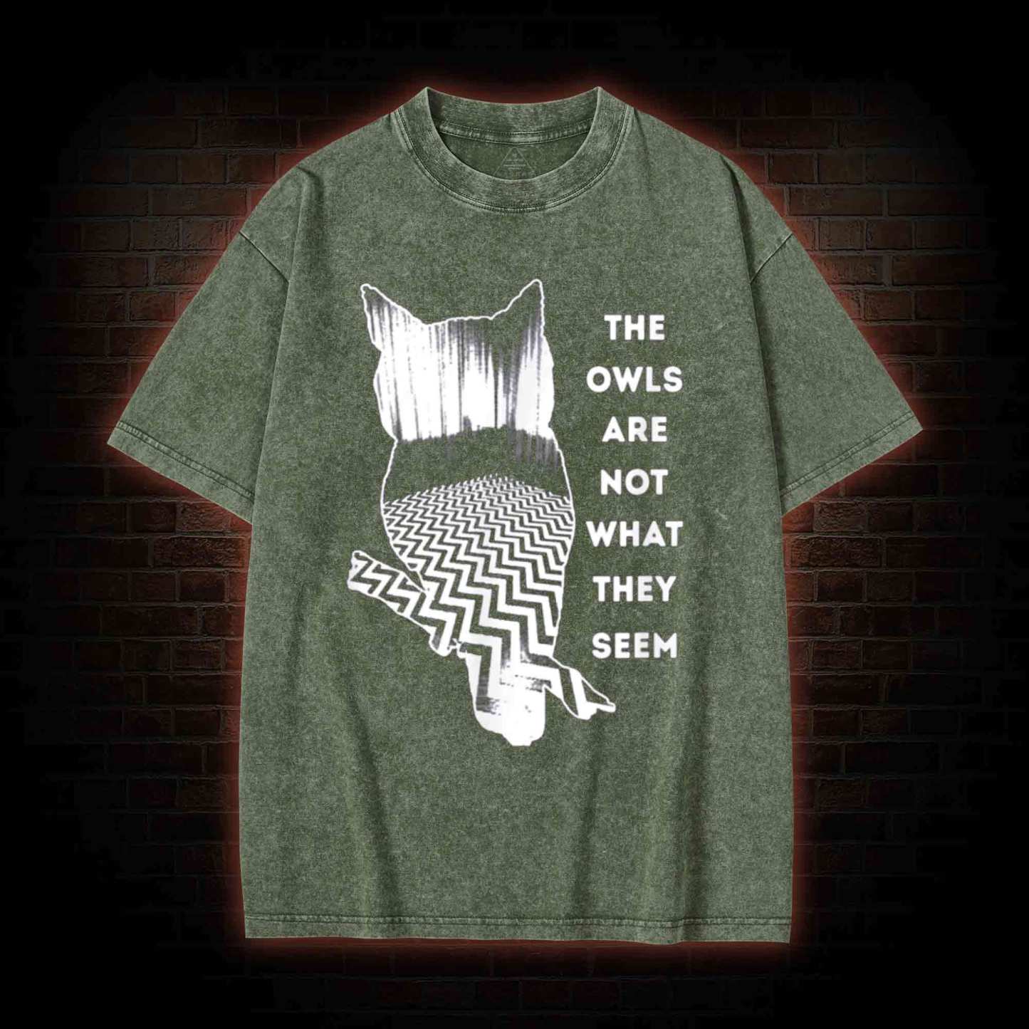 The Owls are Not What They Seem Washed T-shirt