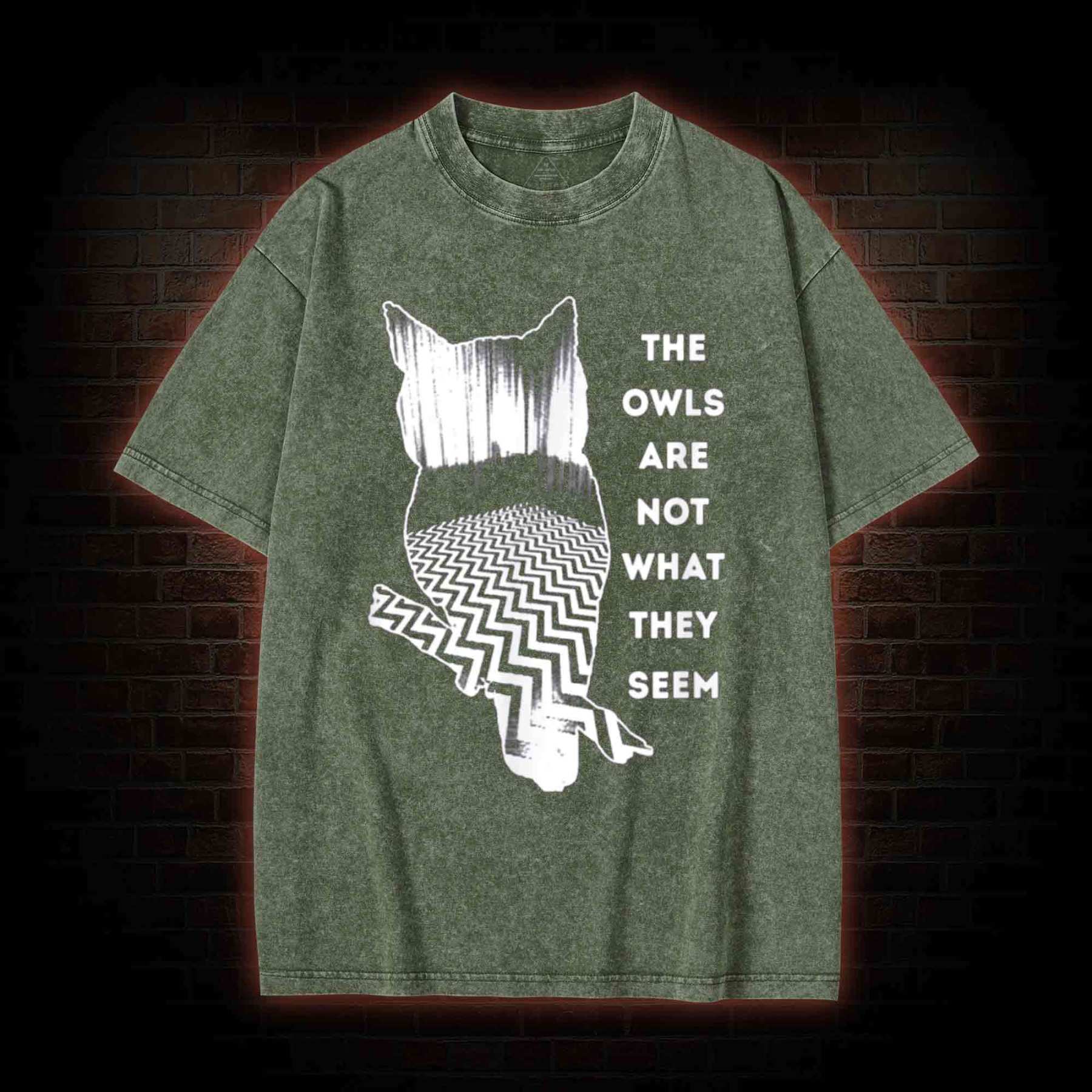 The Owls are Not What They Seem Washed T-shirt