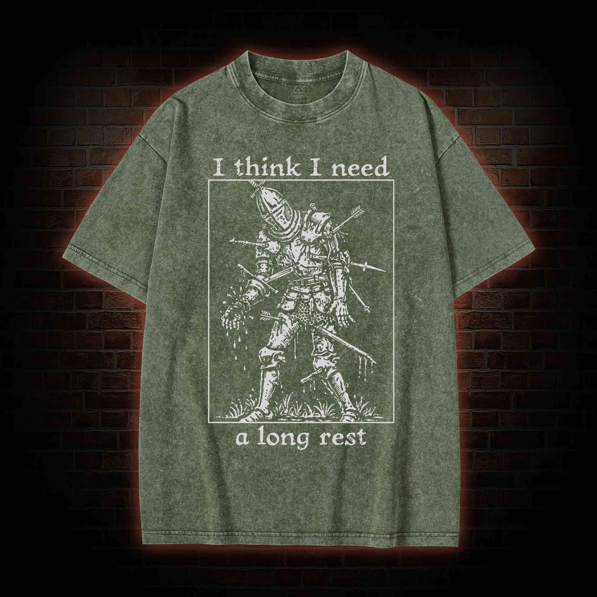 Roll the Dice to Decide Who Goes First Washed T-shirt