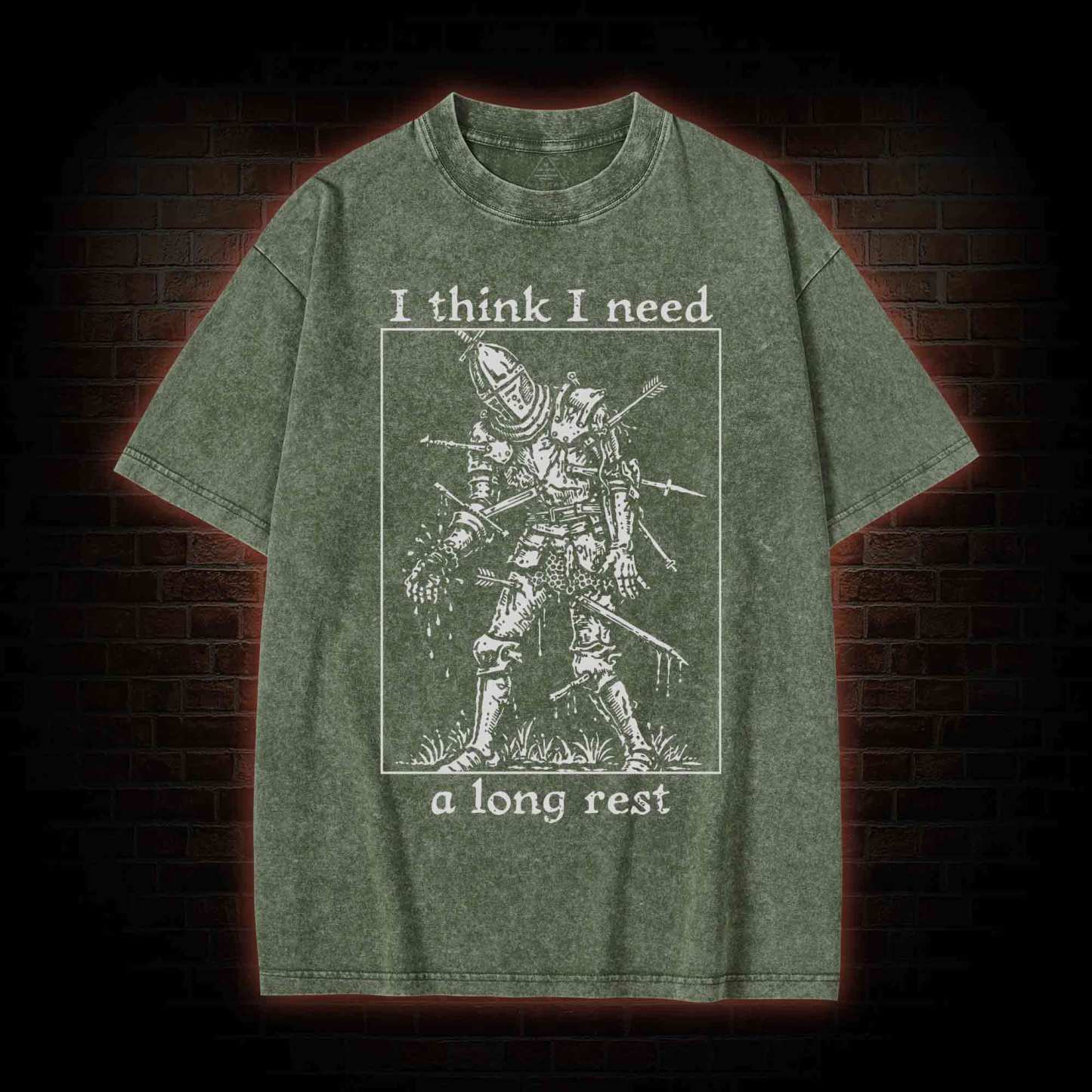 Roll the Dice to Decide Who Goes First Washed T-shirt