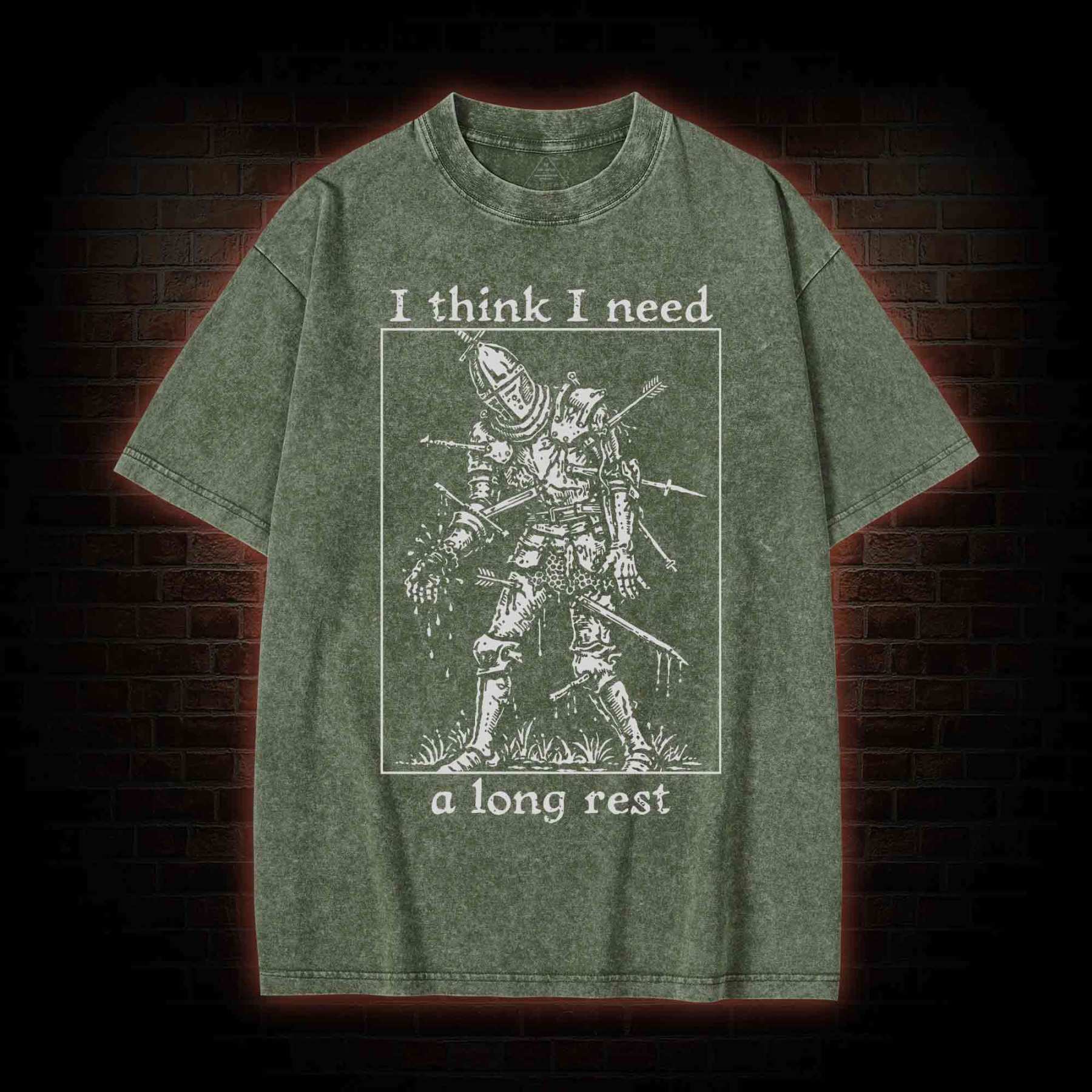 Roll the Dice to Decide Who Goes First Washed T-shirt