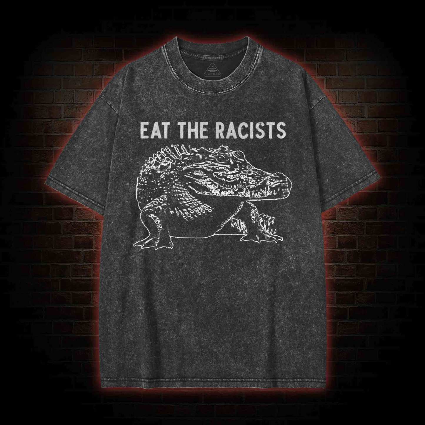 Eat the Racists Washed T-shirt