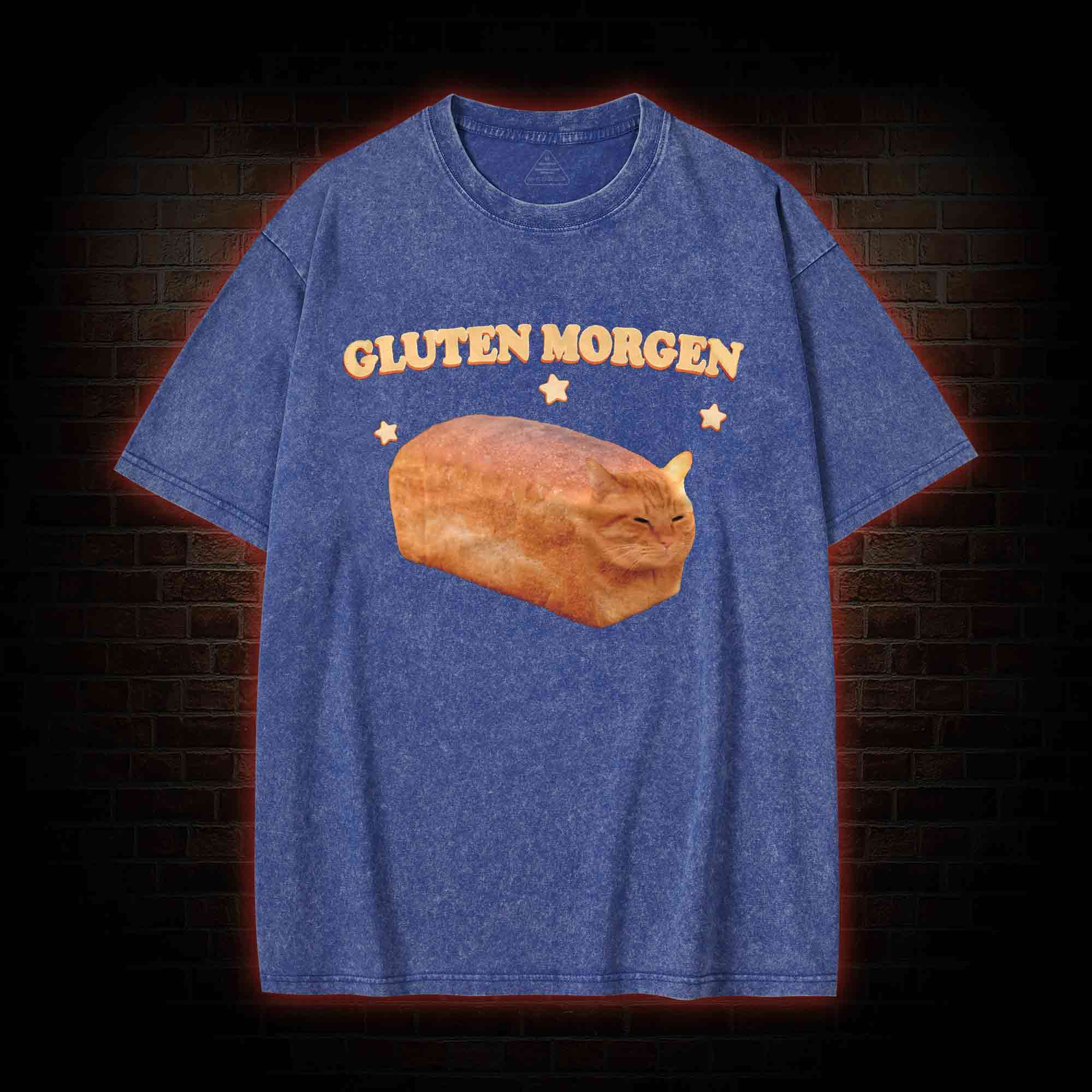 Silly Cats Washed T-shirt