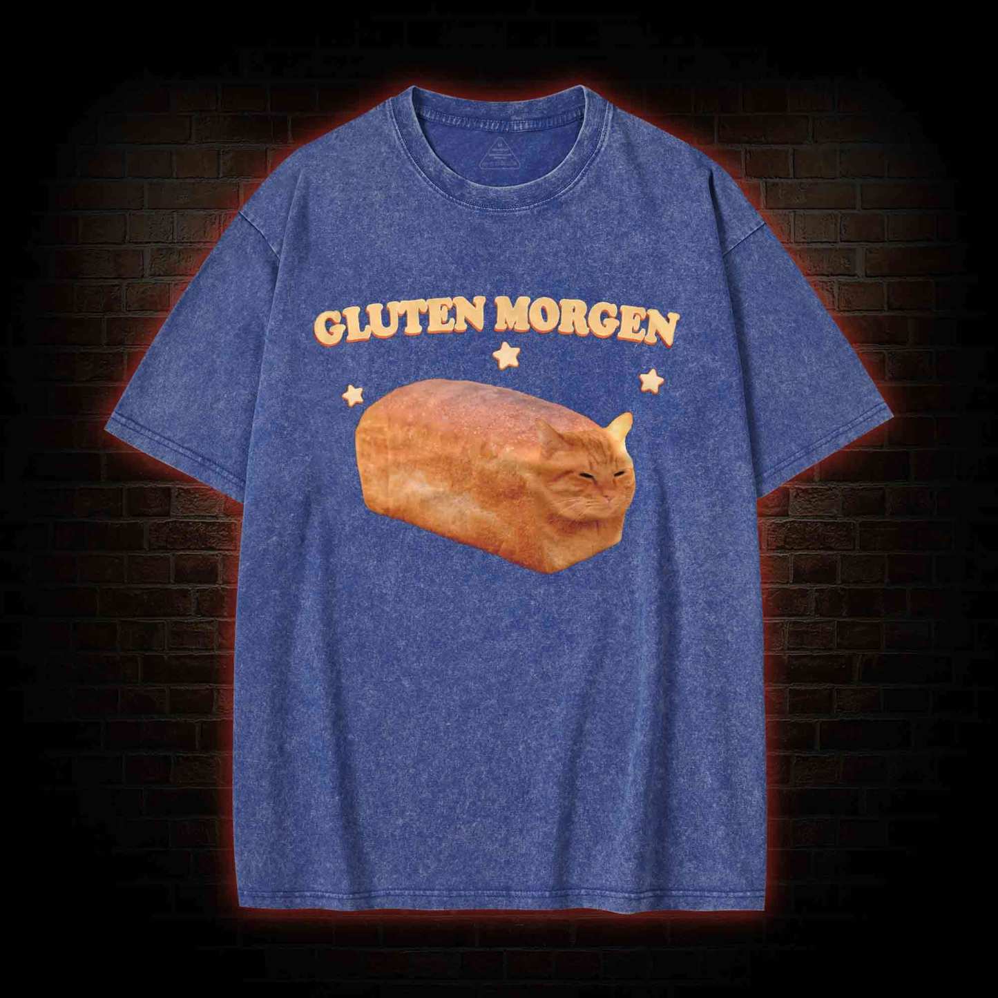 Silly Cats Washed T-shirt