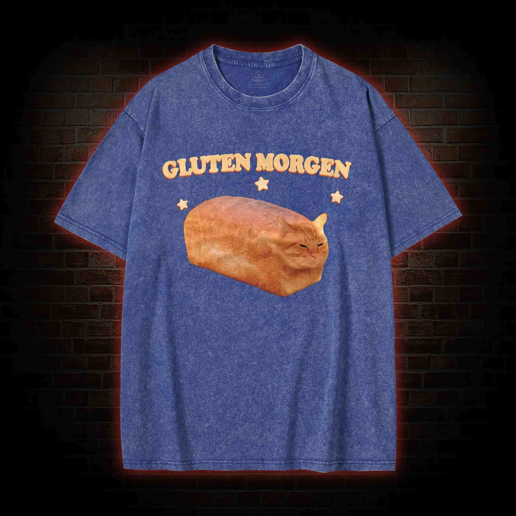 Silly Cats Washed T-shirt