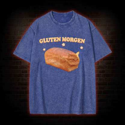 Silly Cats Washed T-shirt