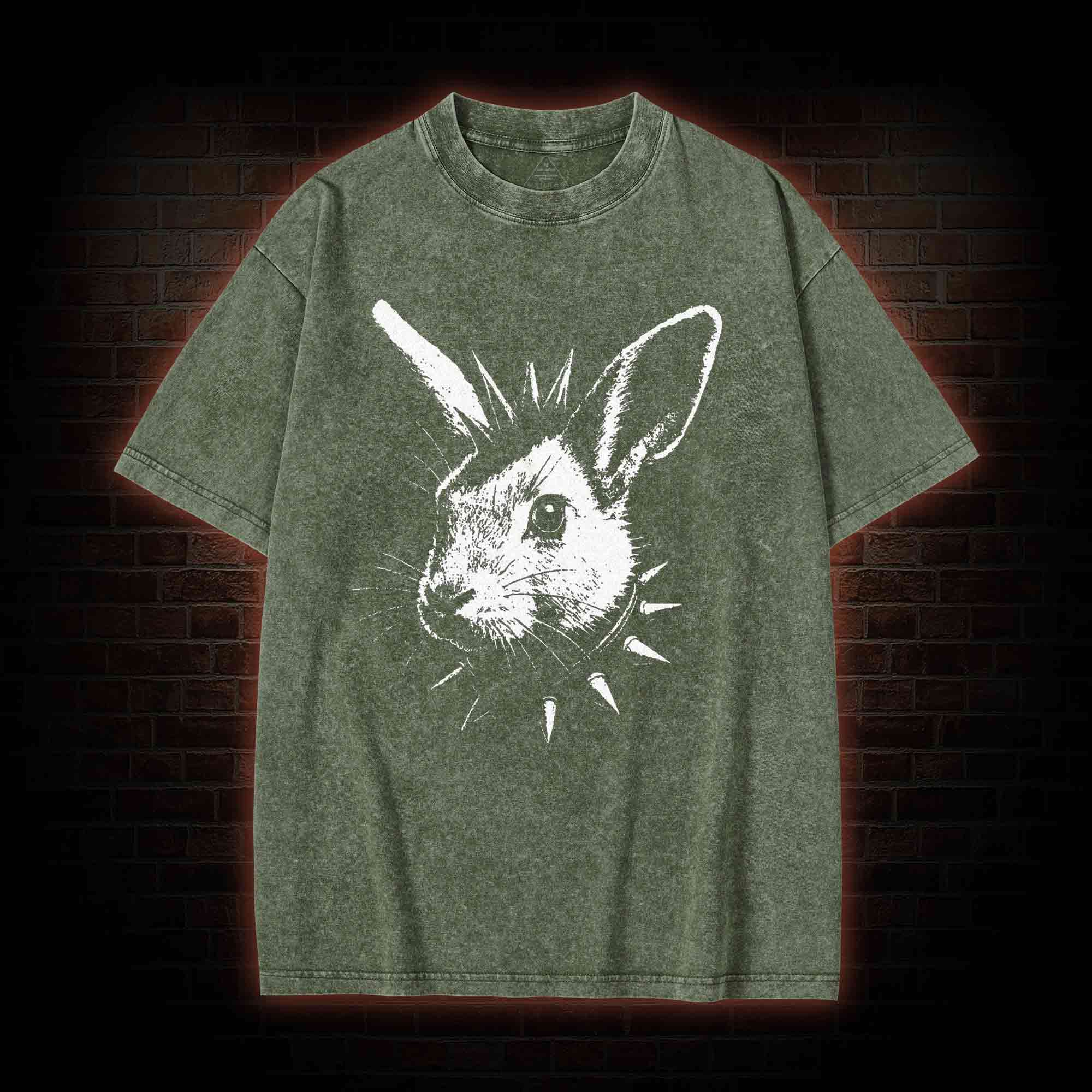Punk Bunny Washed T-shirt